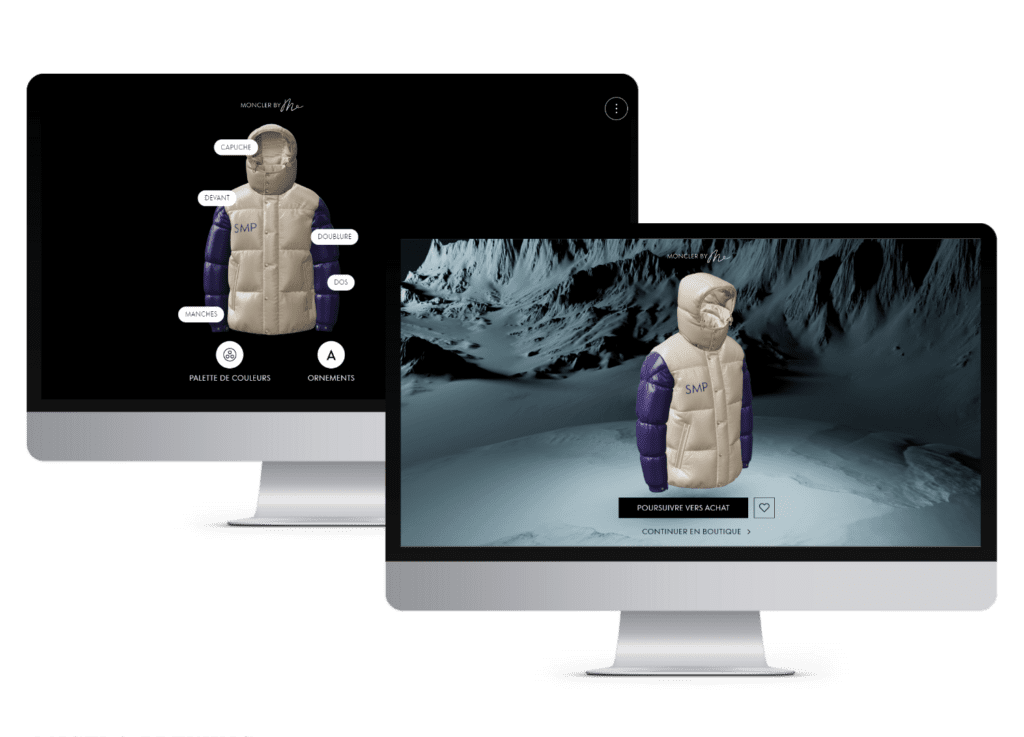 Moncler 3D configurator