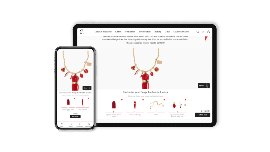 Louboutin Beauté Customization experience