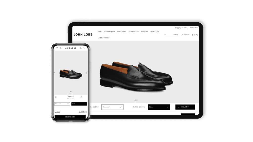 John Lobb 3D Shoe Configurator