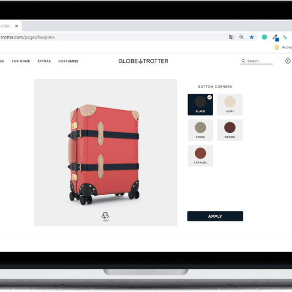 3D product configurator Globe-Trotter
