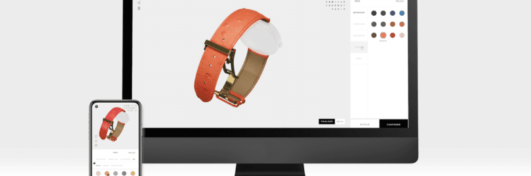 3D product configurator realized by Camille Fournet
