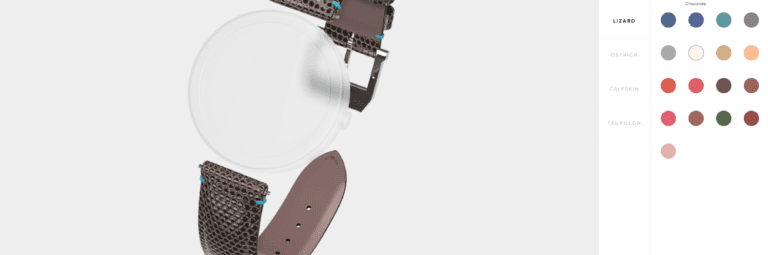 Camille Fournet web product configurator