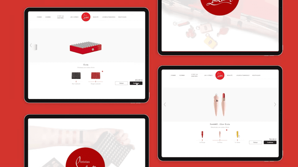 Louboutin Beauté 3D product configurator