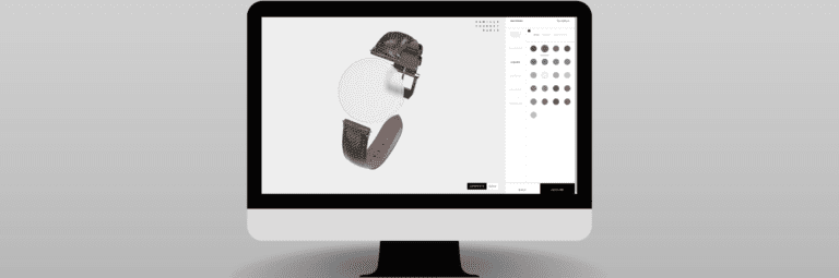 Configurateur 3D interactif pour Camille Fournet