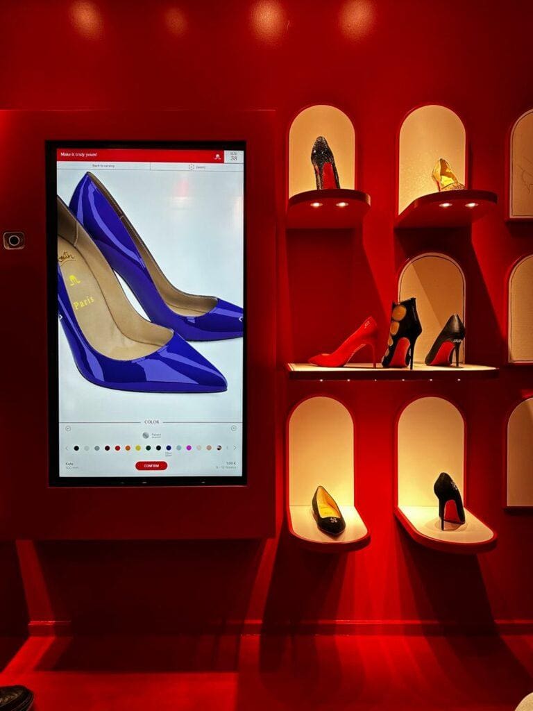 Louboutin in-store personalization