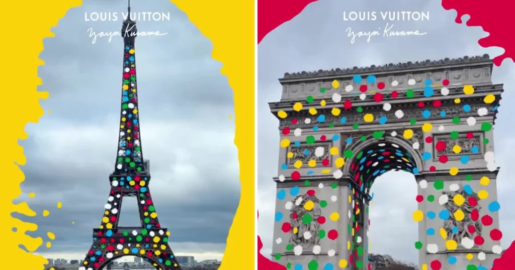 augmented reality filters louis vuitton yayoi kusama